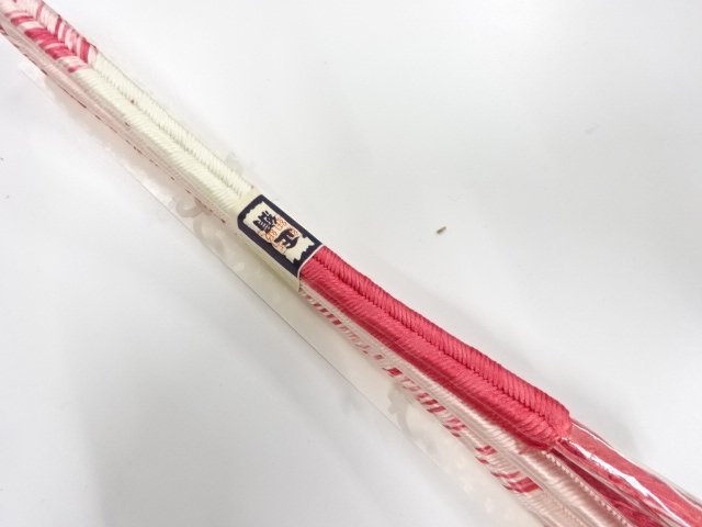 未使用品　正絹　手組帯締め